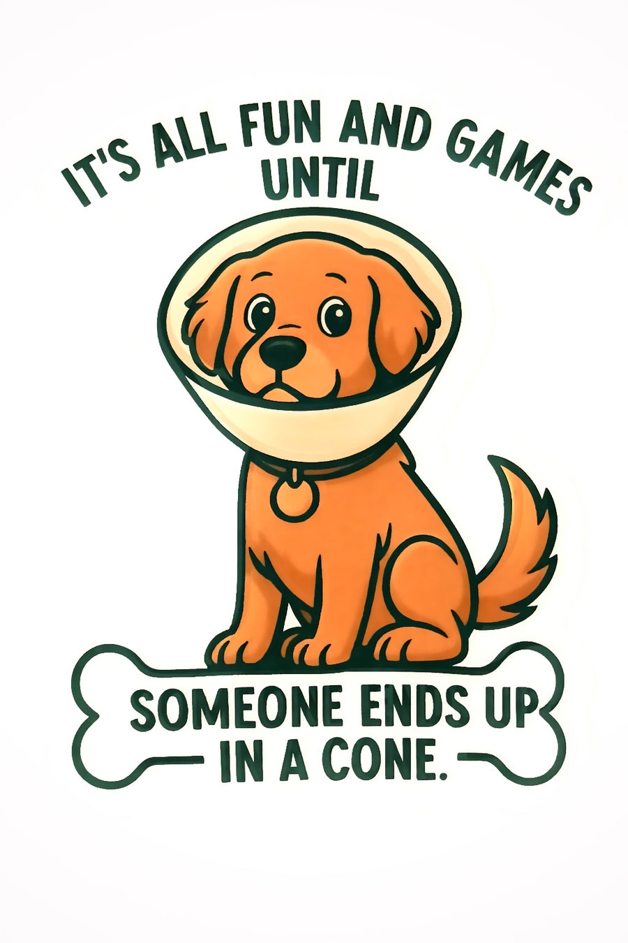 It’s all fun and games sticker