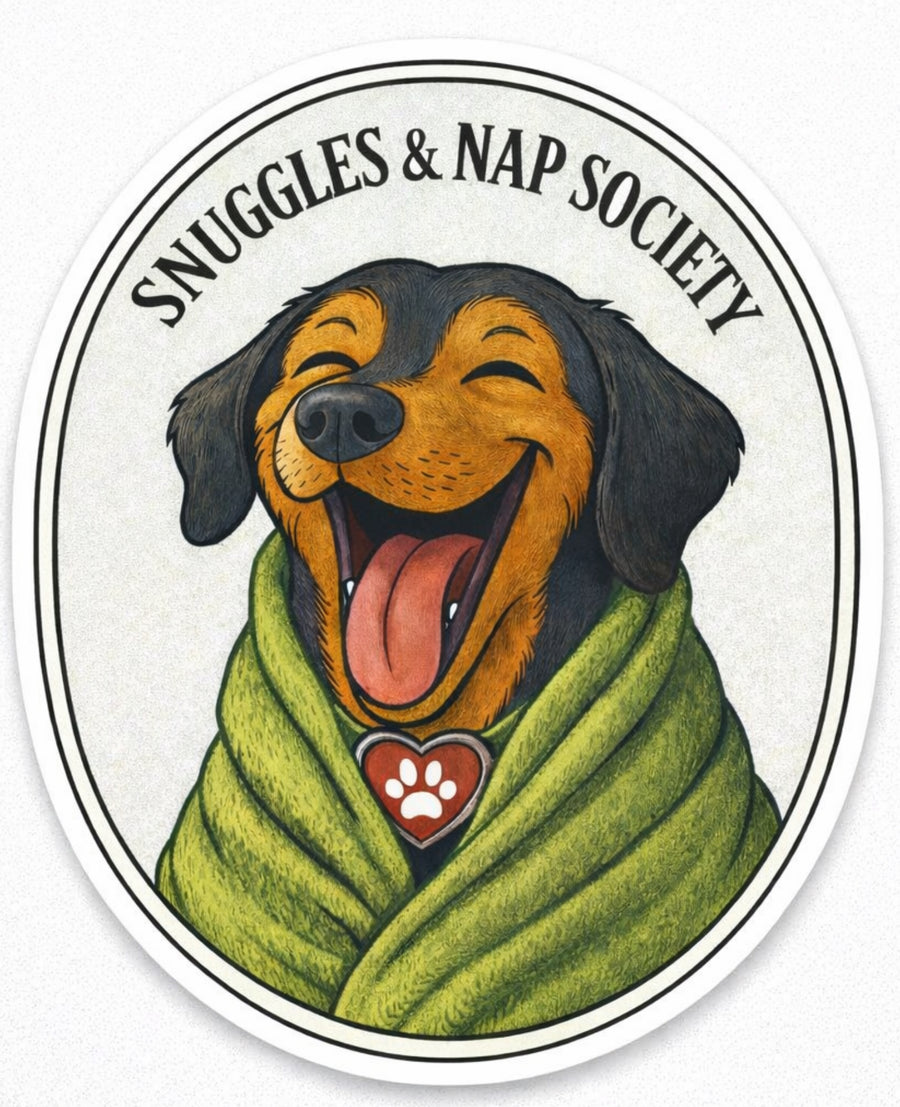 Snuggles & Nap Society Sticker