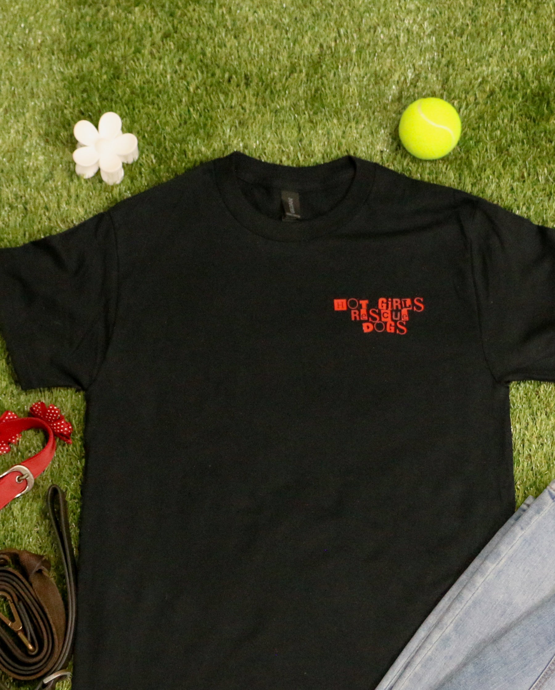 🔥 Hot Girls Rescue Dogs Tee