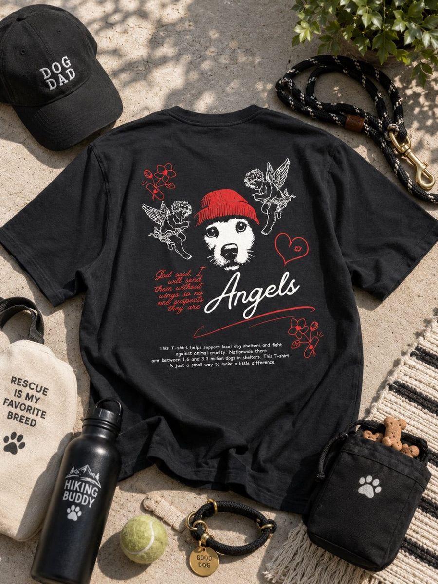 Angels Walk Among Us tee
