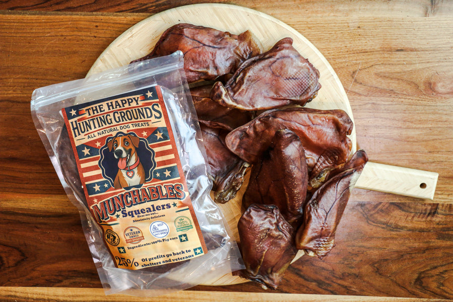 Squealers all natural pig ears