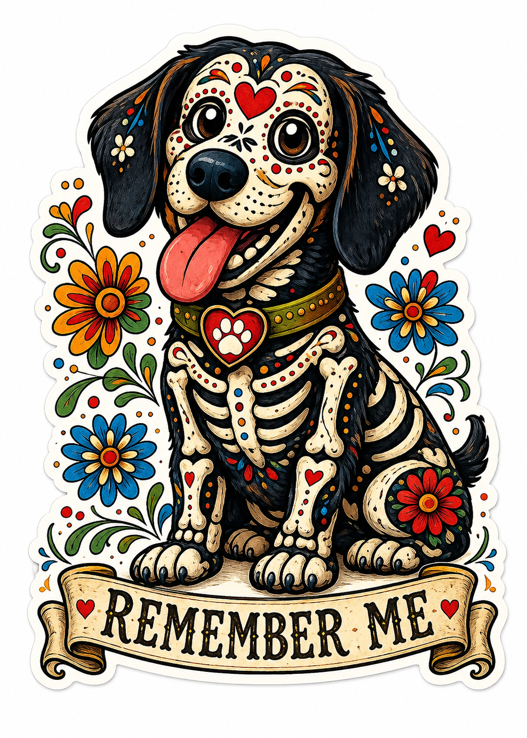 Remember Me sticker, in memory of the shelter dogs who never got their second chance