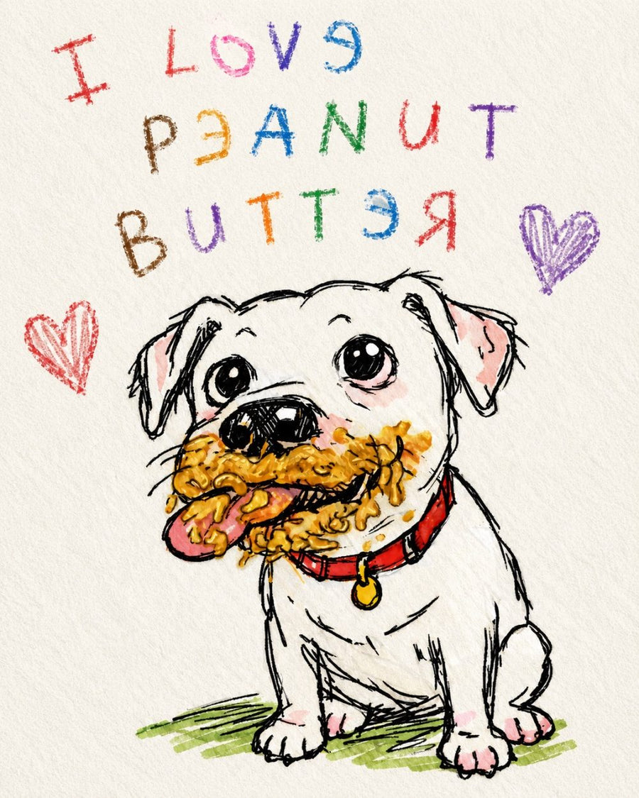 I love peanut butter sticker